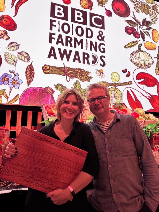 Anna Taylor and  Hugh Fearnley-Whittingstall