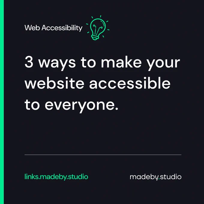 3 ways to make your website accessible to everyone