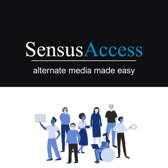 SensusAccess alternative media made easy.