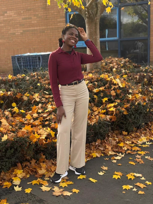 Temilola Adeniyi outside the University of Bristol