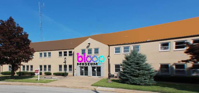 if bloop lived here, we would be home by now - a mockup of what the outside of our building could look like