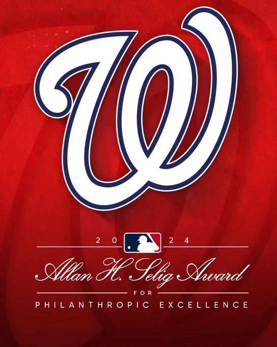 2024 Allan H. Selig Award for Philanthropic Excellence
Washington Nationals