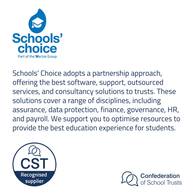 CST new recognised supplier - Schools' Choice. 