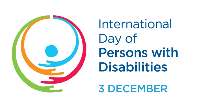 Logo: International Day of Persons with Disabilities, 3 December.