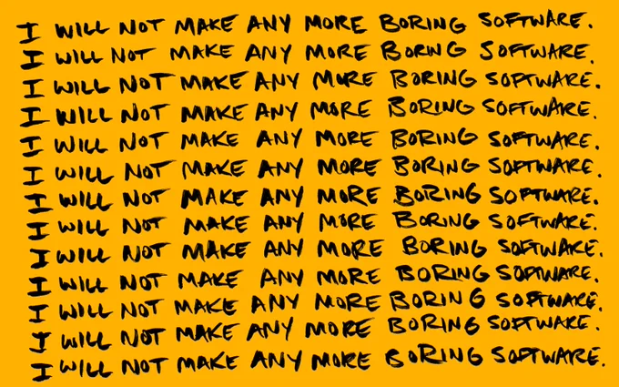 !Boring