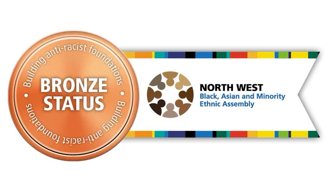 bronze status anti racist foundations logo