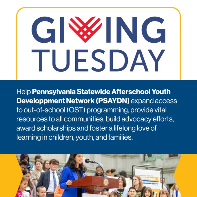 Giving Tuesday - donate to the PSAYDN Fund