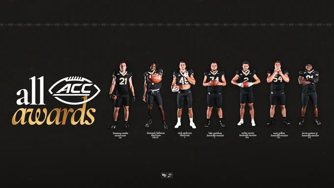 All-ACC Football Team Graphic