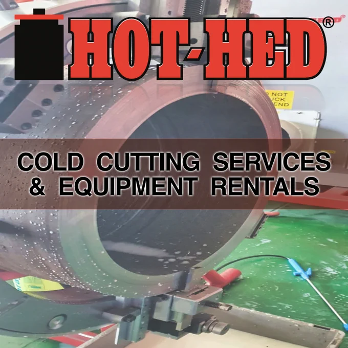 Hot-Hed® International's Pneumatic Cold Cutting Equipment is lightweight, portable & easy to set up, making it ideal for challenging, fast-paced Oilfield Operations.

KEY FEATURES
Our Air-Driven, Split Frame Cold Cutting Tools are highly versatile.

• PORTABILITY & EFFICIENCY: Hot-Hed® International’s Cold Cutters can be transported to various job sites & be Fully Operational in under 30 minutes, Minimizing Downtime & keeping your project on track.

• PRECISION & VERSATILITY: They deliver Precise, lathe-type straight or beveled cuts on a wide range of Pipe & Casing Grades from 7” to 32" outer diameter (OD) and a wall thickness of up to 2-1/2", making them ideal for a diverse range of Oilfield Operations.
__

HOT-HED® INTERNATIONAL 
☎️  62 21 7834 1099
📱  62 811 984 3676
📩 Jakarta@hot-hed.com
🌐 https://hot-hed.com
__

#PneumaticColdCutting #ColdCuttingEquipment #ColdCutting #ColdCuttingTools #SplitFrameColdCutters #HotHedIntl