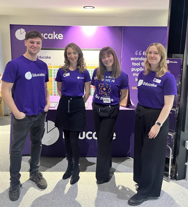A group photo of the Educake Team at the PiXL Science Event.