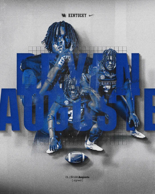 Signing Day Graphic for Bryan Auguste.