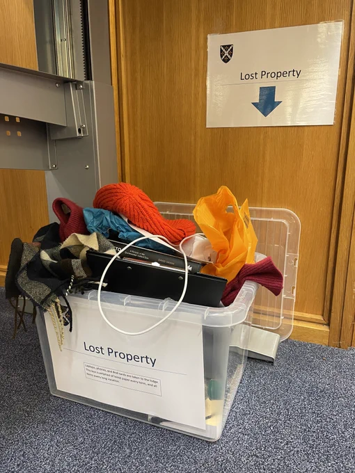 Lost property box
