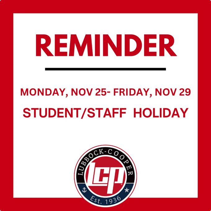 thanksgiving break november 25-29