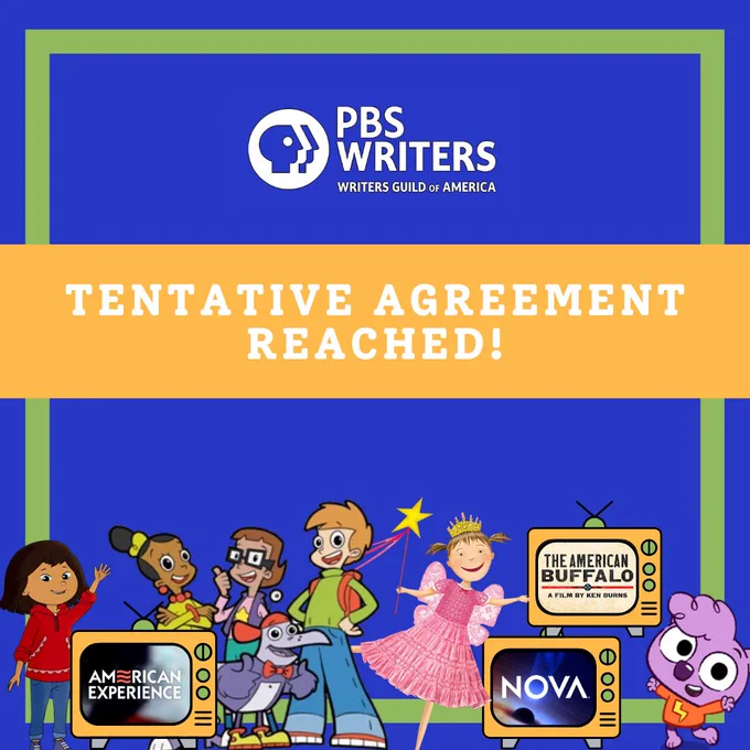 PBS Writers Tentative Agreement Reached