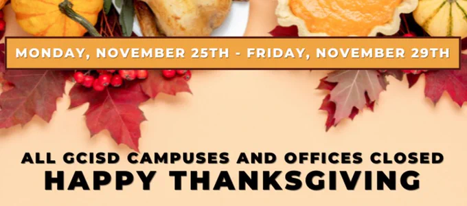 GHES Thanksgiving Break