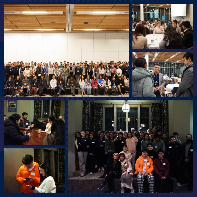 A collage of mentors and mentees at the UBC MDS Mentoring Program Kickoff