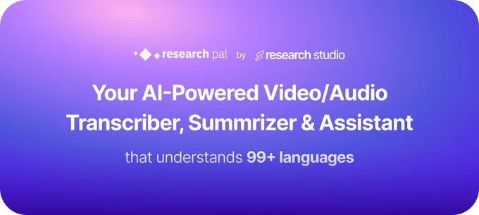 Research Pal - announcement banner