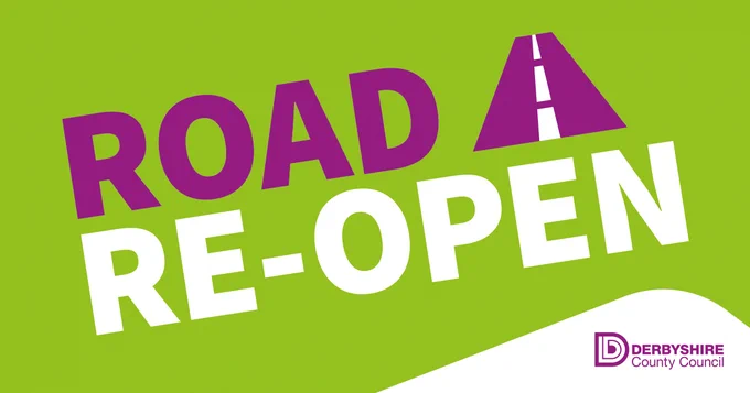 Image says: Road re-open