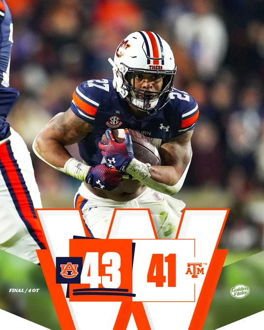 Auburn wins in the FOURTH overtime