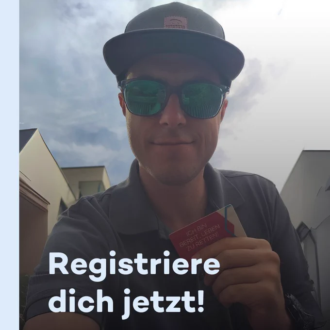 Stefan ruft zur Registrierung auf.