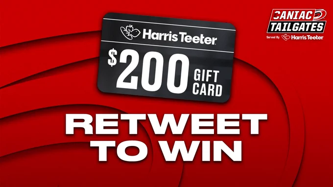 Graphic promoting Harrist Teeter Retweet to Win. 