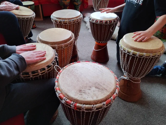 Picture of Djembe drums