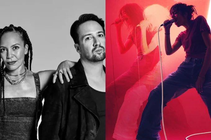 Eisa Davis and Lin-Manuel Miranda, and the Little Piece of You artwork
