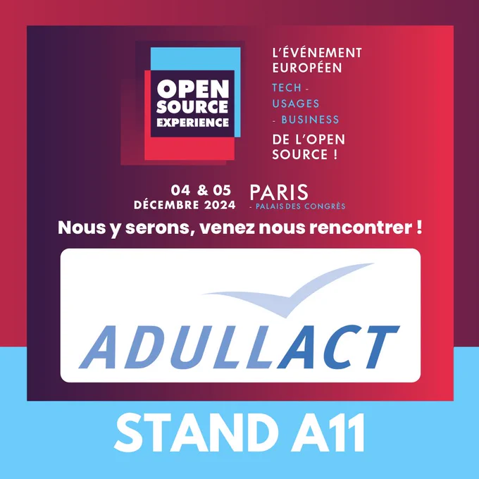 🔎 Dernière ligne droite pour le label #TNL2024 !

Le 2 décembre, le Jury finalise ses délibérations. 🏆

👉 Résultats le 4 décembre à 17h, en direct sur Mastodon (@adullact) ou directement lors de @OSXP_Paris 

📍 Passez nous voir au stand A11 pour échanger sur le logiciel libre