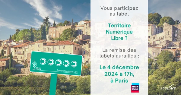 🔎 Dernière ligne droite pour le label #TNL2024 !

Le 2 décembre, le Jury finalise ses délibérations. 🏆

👉 Résultats le 4 décembre à 17h, en direct sur Mastodon (@adullact) ou directement lors de @OSXP_Paris 

📍 Passez nous voir au stand A11 pour échanger sur le logiciel libre