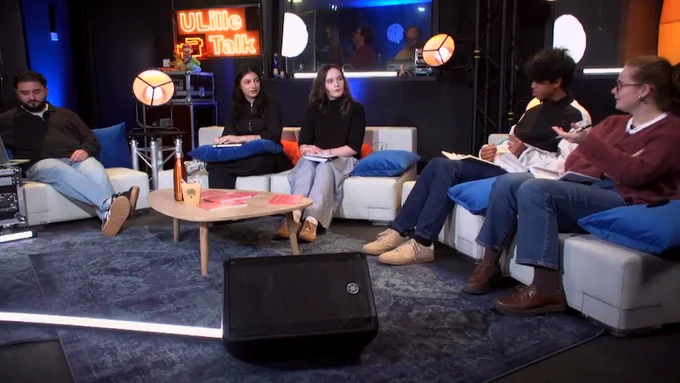 Plateau de l'émission Twitch de l'Université de Lille
