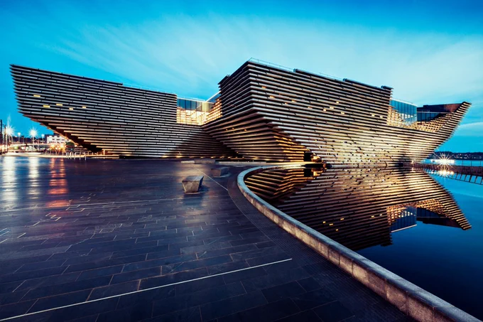 A picture of the V&A Museum, Dundee.