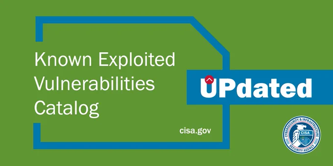 Known Exploited Vulnerabilities Catalog. Updated. cisa.gov. CISA logo.