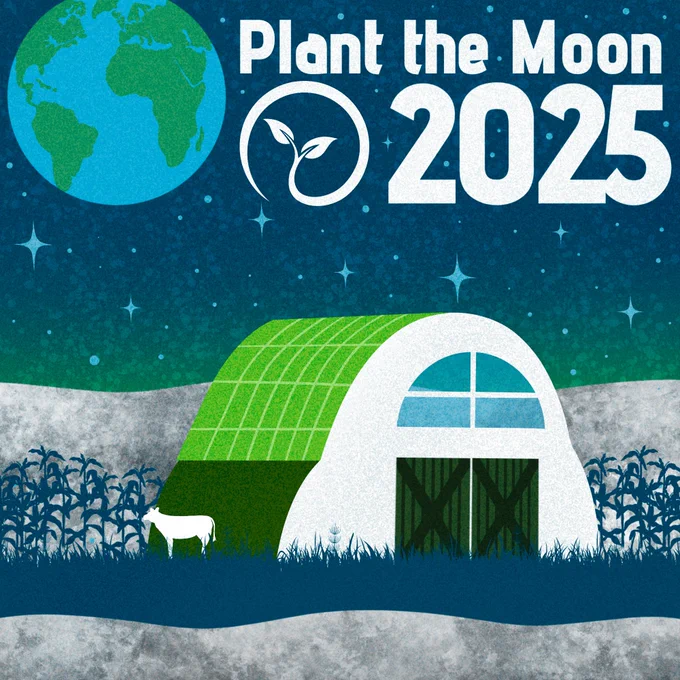Let's plant the moon for a stable future in space!