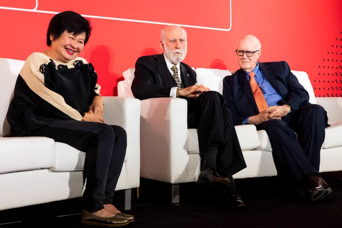 Internet “founders” Mei Lin Fung, Vint Cerf, and Steve Crocker talk about the future. 