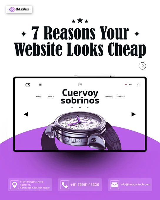 7 reasons your website looks cheap