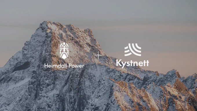 Heimdall Power and Kystnett logos
