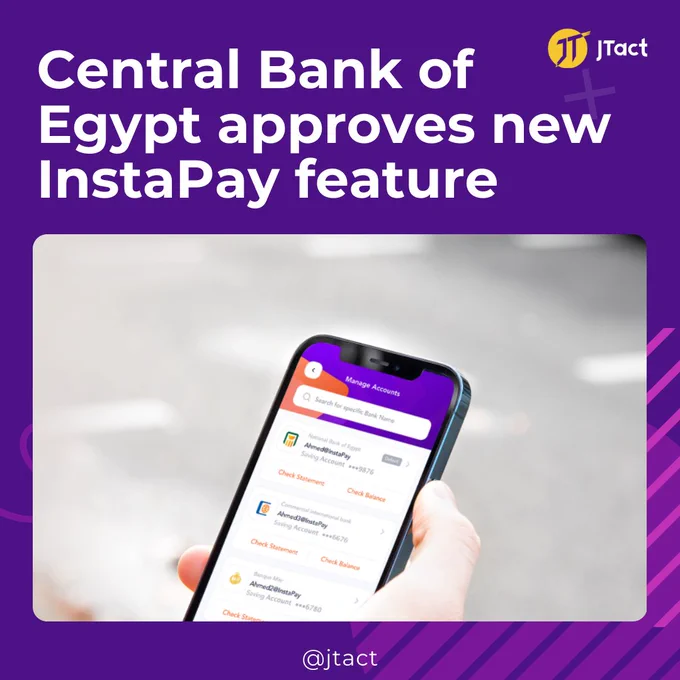 Central Bank of Egypt approves new InstaPay feature