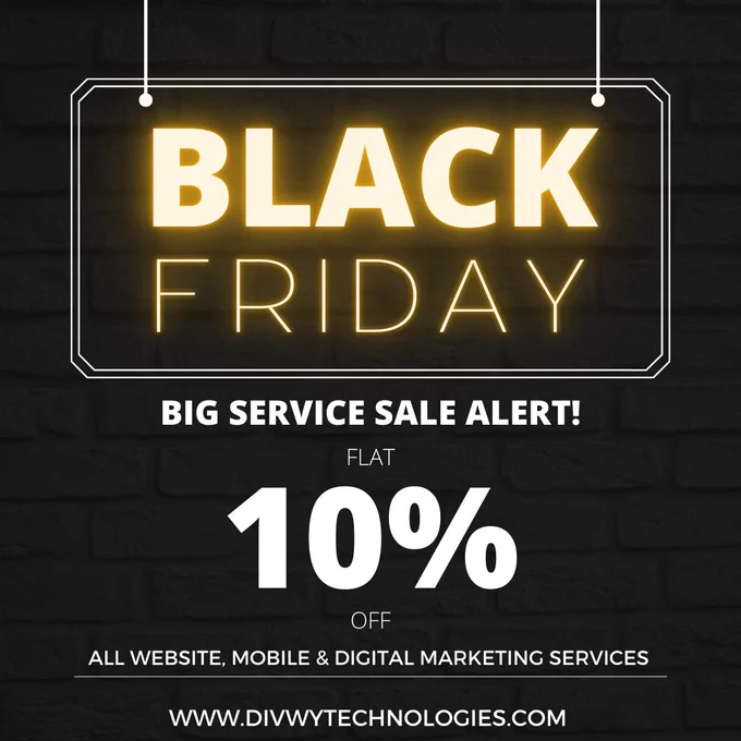 Black Friday Mega Sale is Here! 🎉