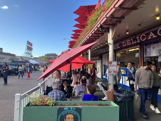 Seating in the market