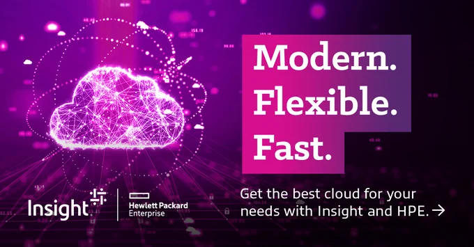 Modern.
Flexible.
Fast.

Get the best cloud for your needs with Insight and HPE.