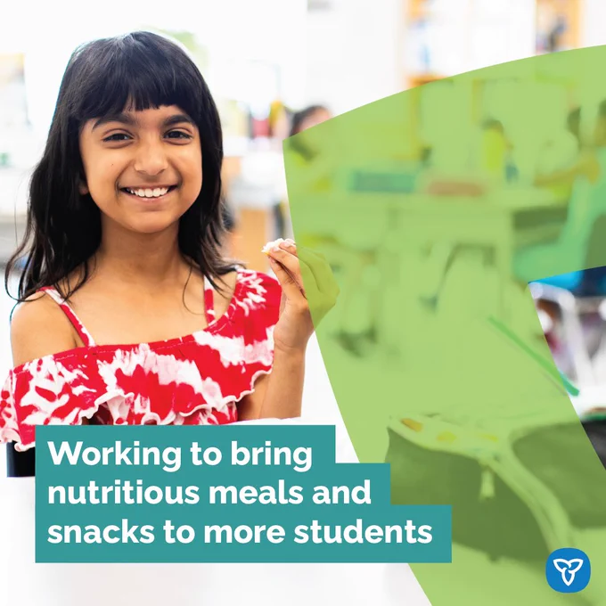 Working to bring nutritious meals and snacks to more students