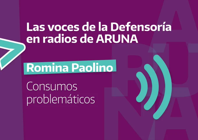 Recomendaciones por consumos problemáticos: 

En una nueva entrega en las radios de @ArunaCin, abordamos el cruce entre comunicación, salud mental y consumos problemáticos, y resumimos las recomendaciones para el tratamiento mediático del tema.