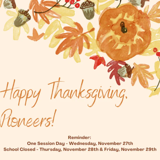 Thanksgiving Message