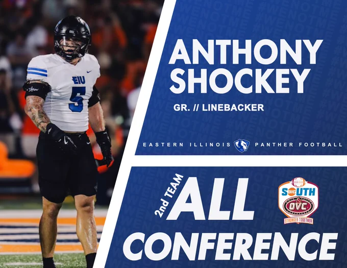 2nd Team @BigSouthOVCFB

Gr. LB Anthony Shockey (@anthonyshockey_)

#WeNotMe | #BleedBlue