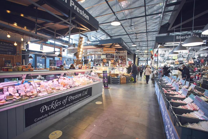An image of Preston Market Hall, Preston City Council
