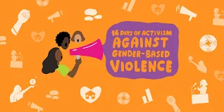 Graphic reads: 16 Days of Activism Against Gender-Based Violence 