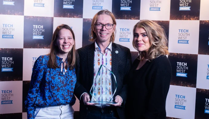 Neuronostics team at Tech South West awards 2024