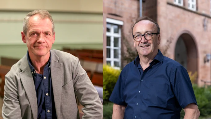 die Forschenden Stefan Hofmann und Winfried Rief