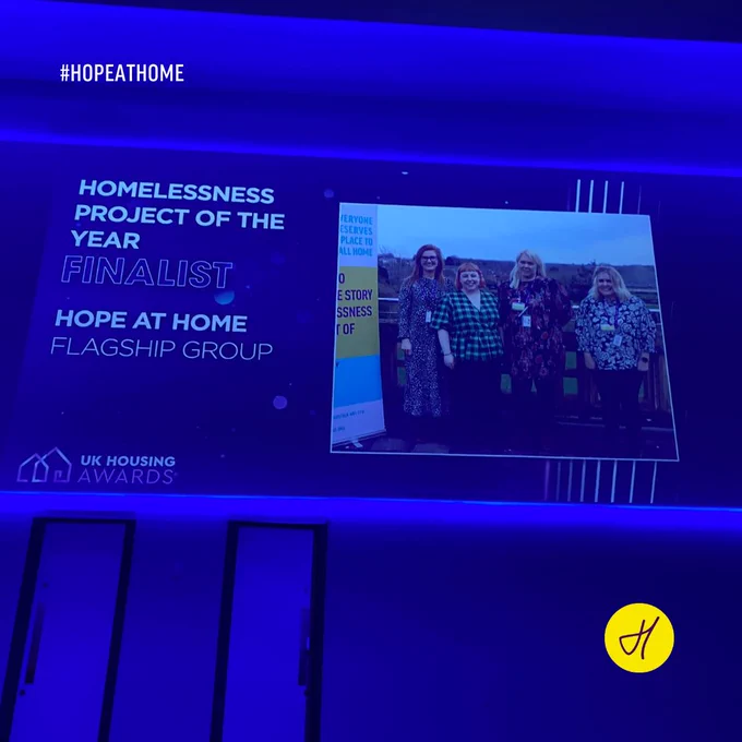 announced as finalists for Homelessness Project of the Year award at the UK Housing Awards on 26 November 2024