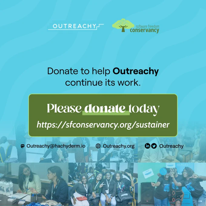Became an SFC Sustainer to help Outreachy continue its work. 
Please Donate and Support us today! 

Every dollar you donate before January 15th means a lot to our program! 